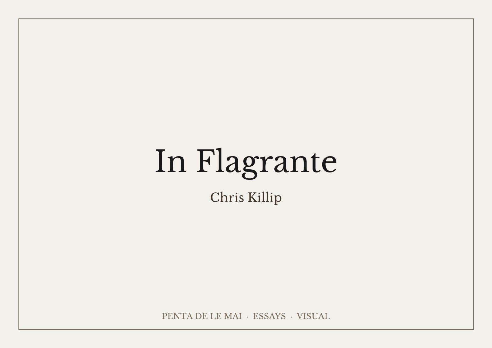 Chris Killip, In Flagrante: ảnh đen trắng bạc gelatin về đời sống lao động ở Đông Bắc nước Anh