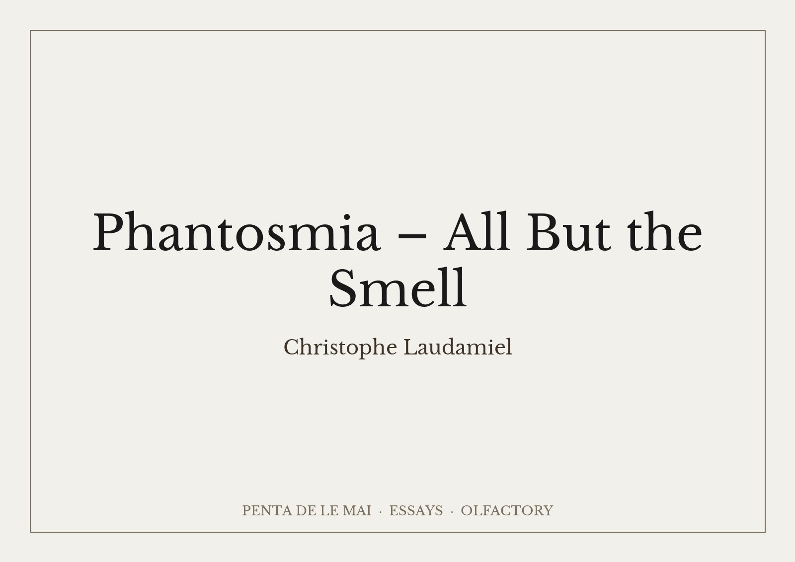 クリストフ・ロダミエル「Phantosmia」：ニューヨークのディロン・ギャラリーで香りの彫刻を収めたビニールのテント