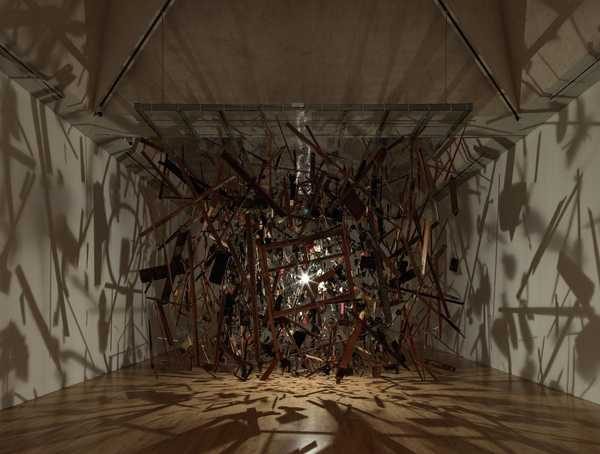 Cornelia Parker. Cold Dark Matter: An Exploded View.