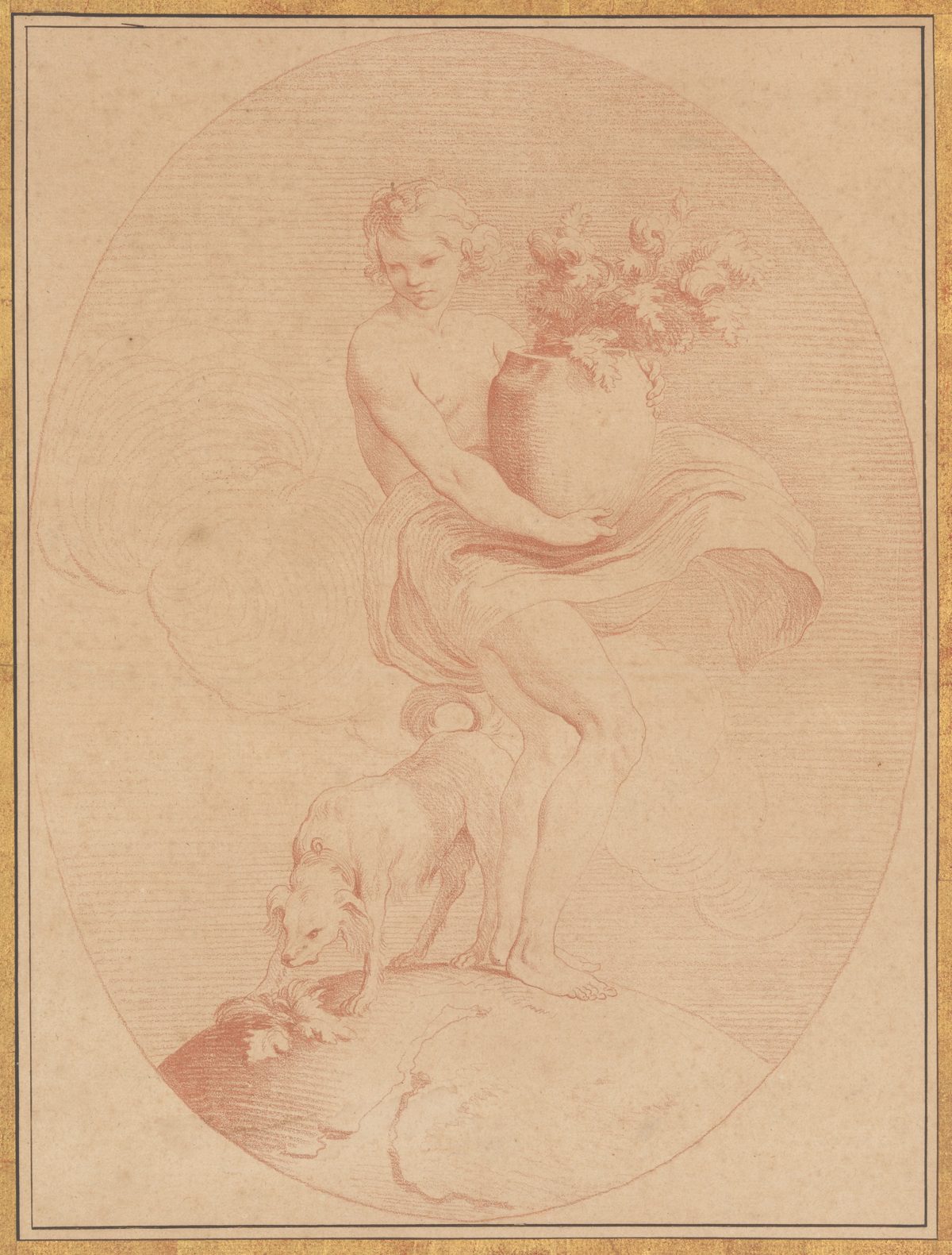 Edme Bouchardon. The Sense of Smell.