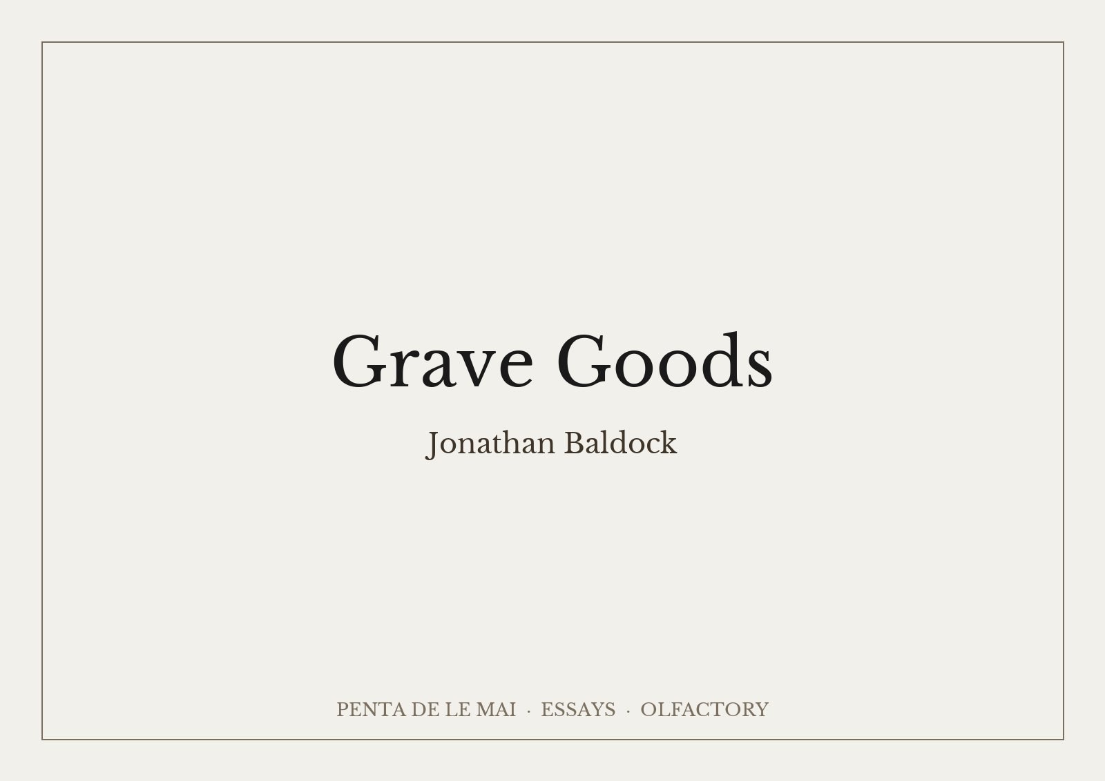 Jonathan Baldock, Grave Goods: bình gốm stoneware tráng men nhiều màu gắn tay chân bằng gốm, bên trong chứa thảo mộc