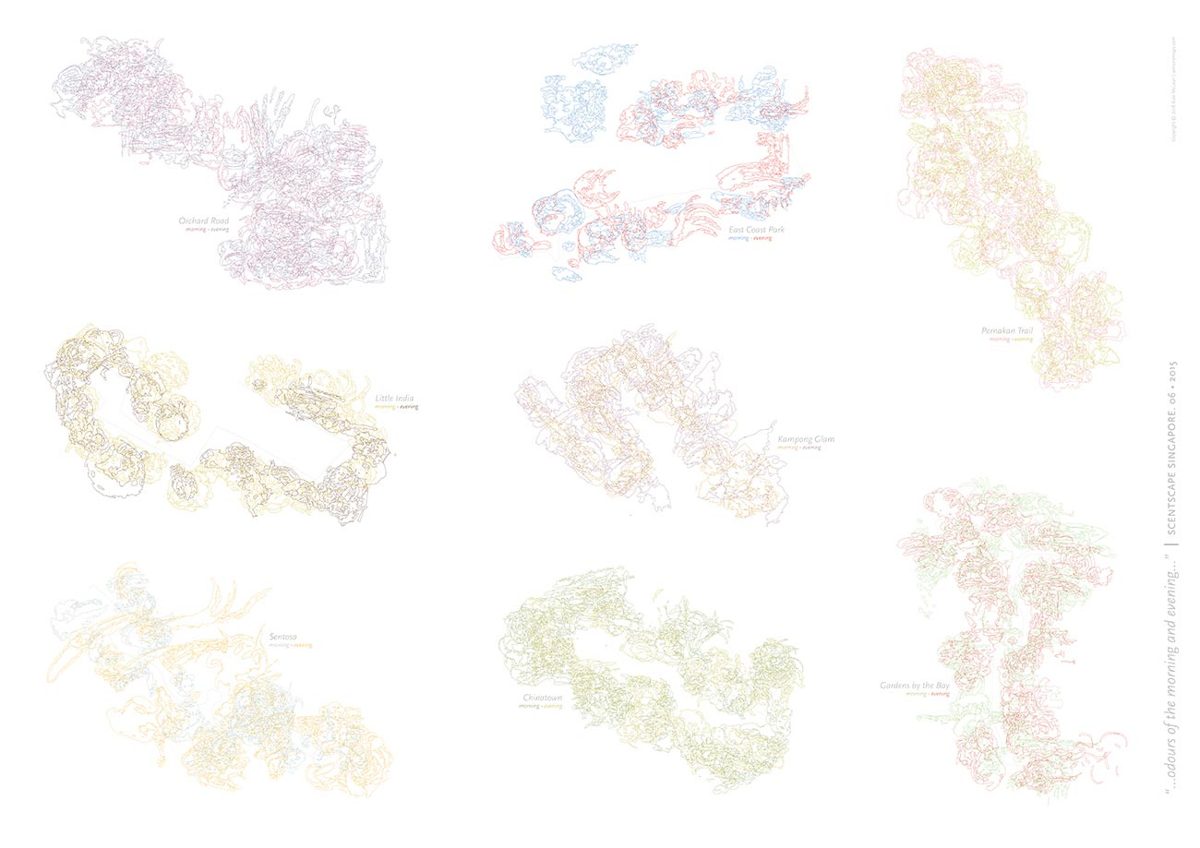 Kate McLean. Odours of the Morning and the Evening: Singapore.