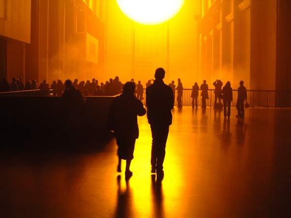 Olafur Eliasson. The weather project.