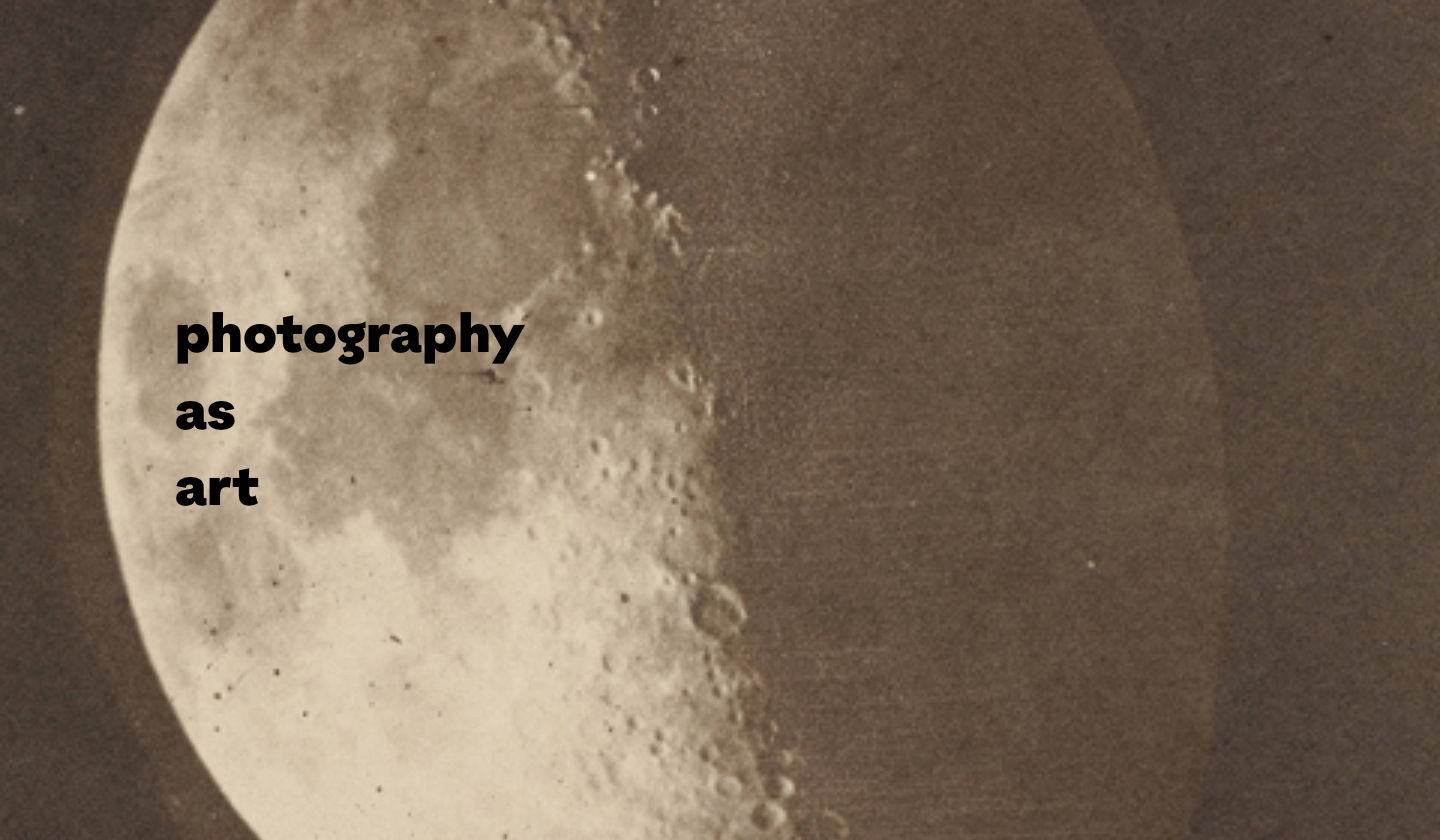Photography as art: a fine art photograph in an exhibition frame
