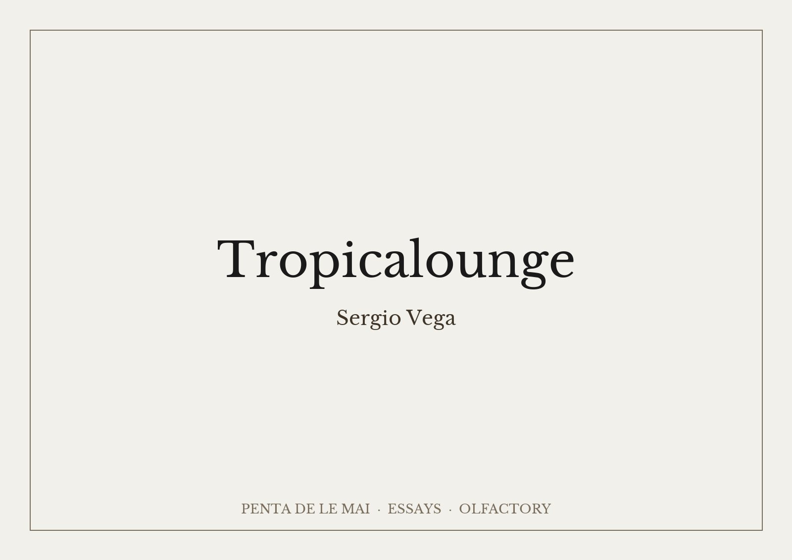 Sergio Vega, Tropicalounge: phòng khách nhiệt đới với nội thất màu tươi, chậu cọ và mô hình kiến trúc