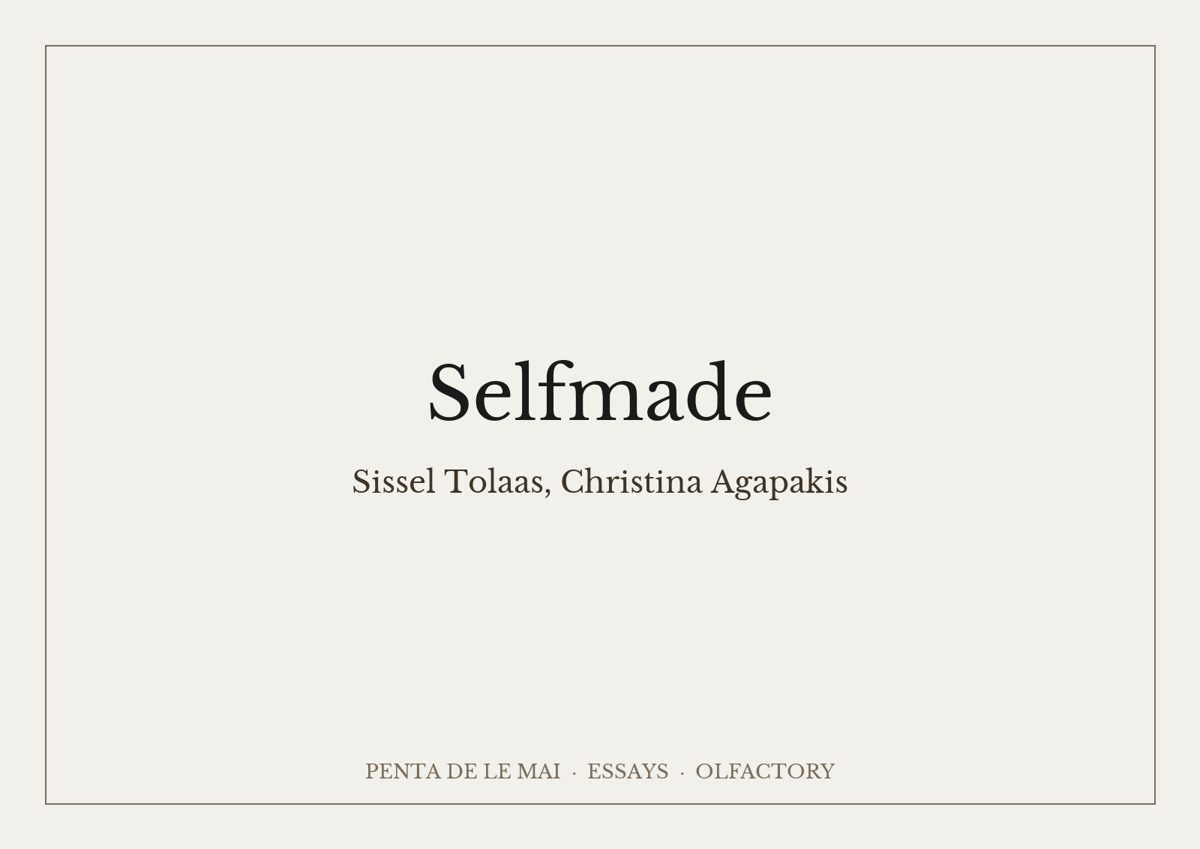 Sissel Tolaas, Christina Agapakis. Selfmade.