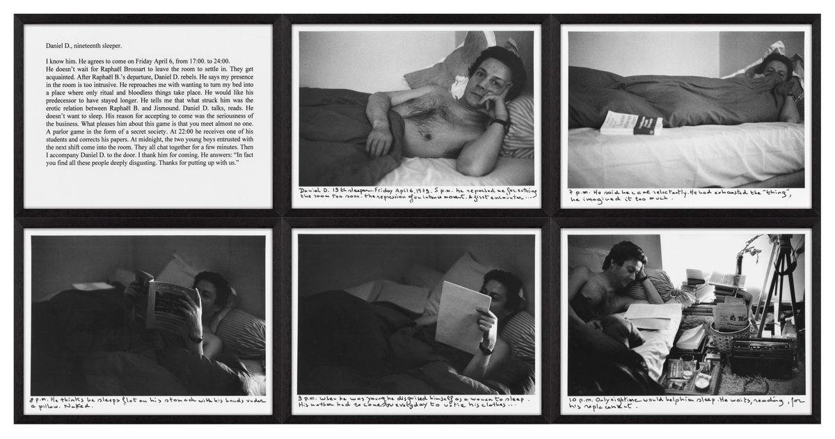 Sophie Calle. The Sleepers.