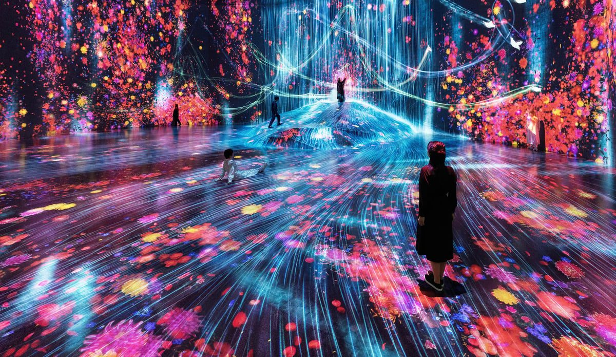 teamLab Borderless: MORI Building DIGITAL ART MUSEUM.