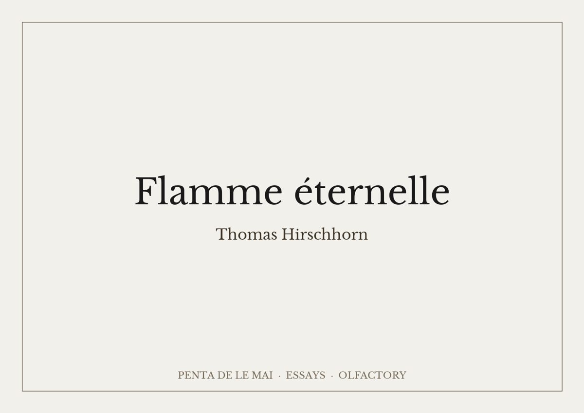 Thomas Hirschhorn. Flamme éternelle.