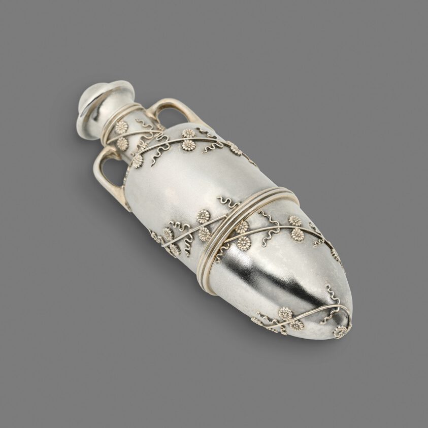 Tiffany & Co. Fern and Daisy Perfume Bottle.