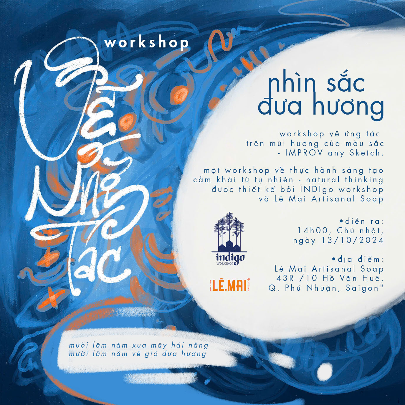 WORKSHOP IMPROVE ART：「NHÌN SẮC ĐƯA HƯƠNG」
